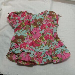 Oshkosh floral tunic blouse for babies. 2005, 18 months
